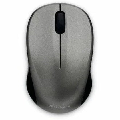 Verbatim Silent Wireless Blue LED Mouse: Graphite Optical Radio Frequency - Keyboards & Mice