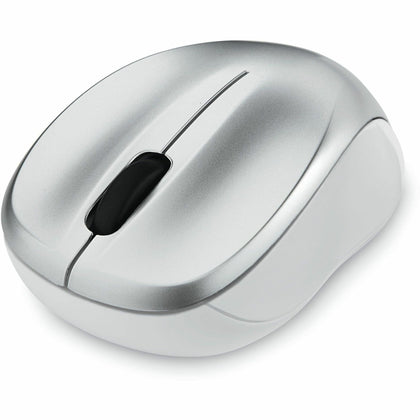 Verbatim Silent Wireless Blue LED Mouse - Sleek Silver Design - Keyboards & Mice