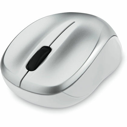 Verbatim Silent Wireless Blue LED Mouse - Sleek Silver Design - Keyboards & Mice