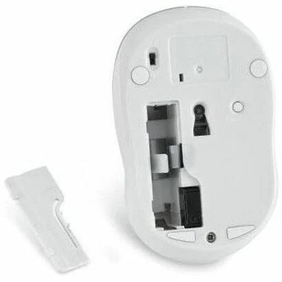 Verbatim Silent Wireless Blue LED Mouse - Sleek Silver Design - Keyboards & Mice