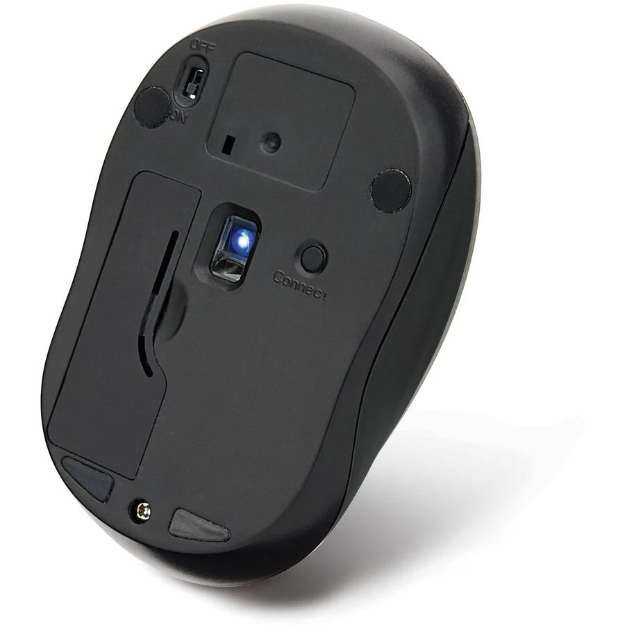 Verbatim Silent Wireless Mouse and Keyboard Set - Black with Blue LED - Keyboards & Mice