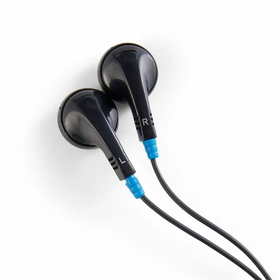 Verbatim Stereo Earbud: Mini-phone Wired Black - Headphones