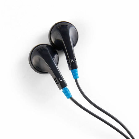 Verbatim Stereo Earbud: Mini-phone Wired Black - Headphones
