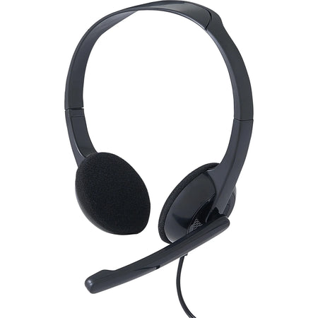 Verbatim Stereo Headset with Microphone - Wired Binaural Headphones