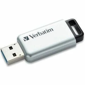 Verbatim Store ’n’ Go Secure Pro USB 3.0 Drive - 64GB - Silver - Lifetime Warranty - Memory & Drives