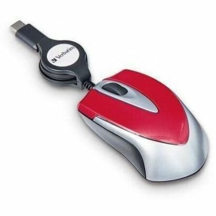 Verbatim USB-C Mini Optical Travel Mouse-Red - Alternate-Image2