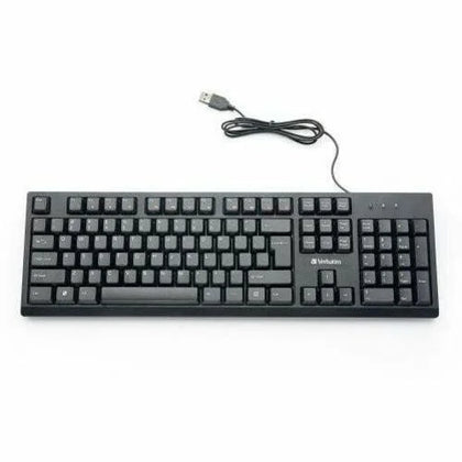 Verbatim Wired Keyboard: USB Interface Multimedia Hot Keys - Keyboards & Mice