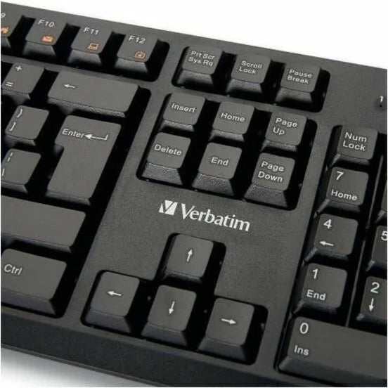 Verbatim Wired Keyboard: USB Interface Multimedia Hot Keys - Keyboards & Mice
