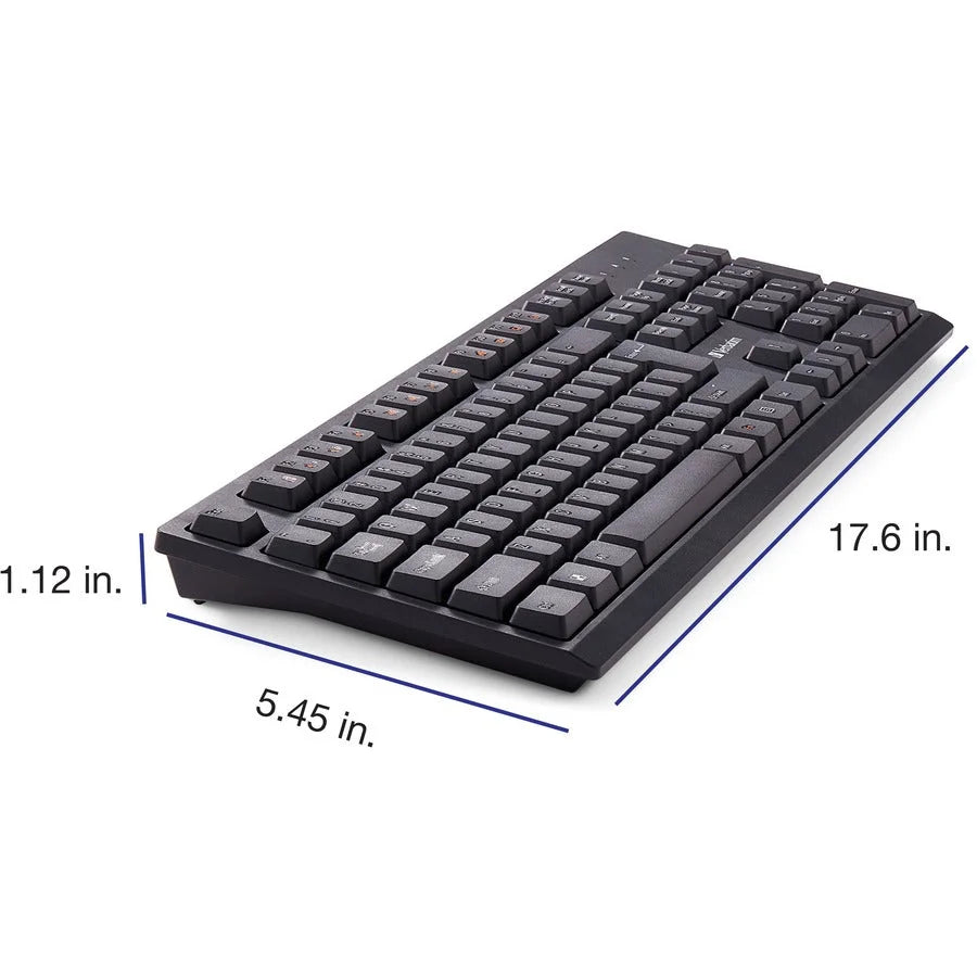Verbatim Wireless Keyboard And Mouse Combo - Bluetooth 2.4GHz - Multimedia Hot Keys - Keyboards & Mice