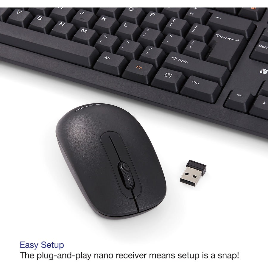 Verbatim Wireless Keyboard and Mouse Combo - Alternate-Image3
