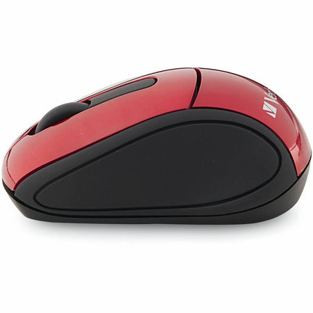 Verbatim Wireless Mini Travel Mouse - Red Optical 1600 dpi - Keyboards & Mice