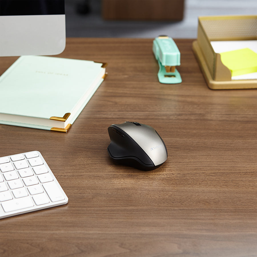 Verbatim Wireless Mouse - Blue LED 1600 dpi - Graphite - Keyboards & Mice