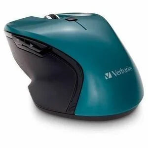 Verbatim Wireless Mouse: Blue LED 1600 dpi Teal - USB Type C - Keyboards & Mice