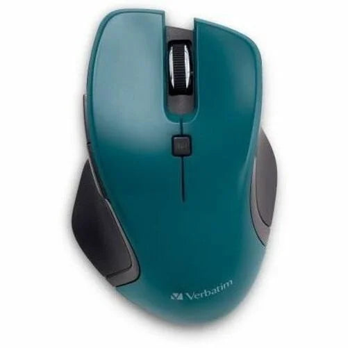 Verbatim Wireless Mouse: Blue LED 1600 dpi Teal - USB Type C - Keyboards & Mice