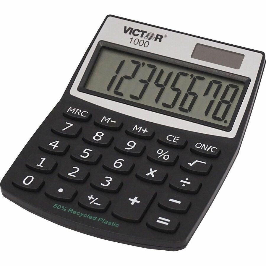 Victor 1000 Mini Desktop Calculator - Left