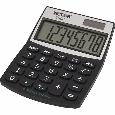 Victor 1000 Mini Desktop Calculator - Left