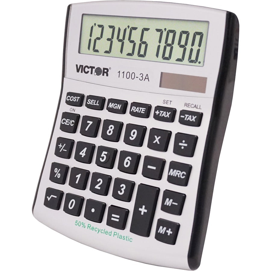 Victor 11003A Mini Desktop Calculator - Left