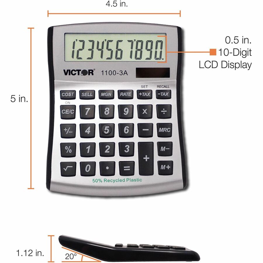 Victor 11003A Mini Desktop Calculator - Alternate-Image2
