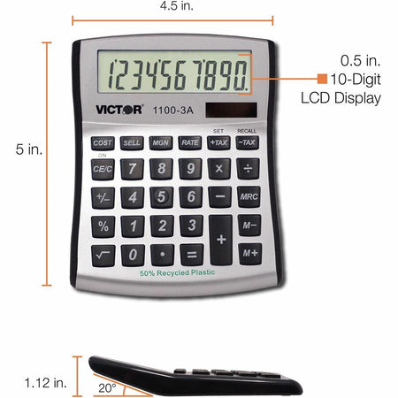 Victor 11003A Mini Desktop Calculator - Alternate-Image2