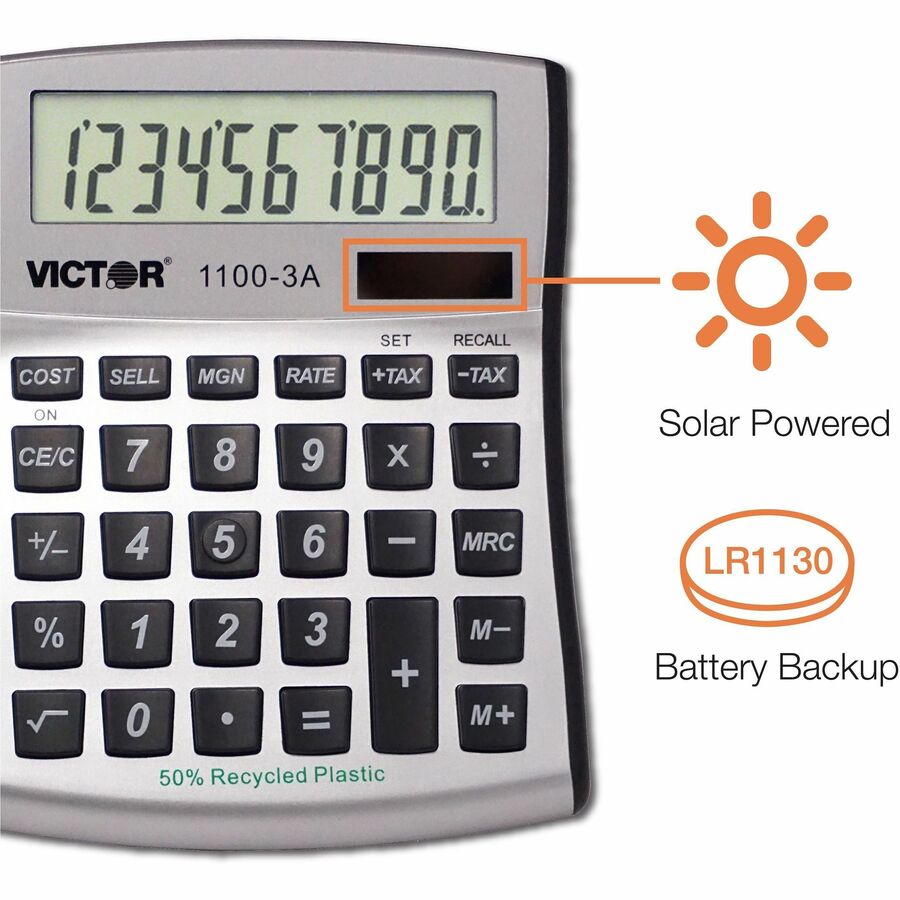 Victor 11003A Mini Desktop Calculator - Alternate-Image1