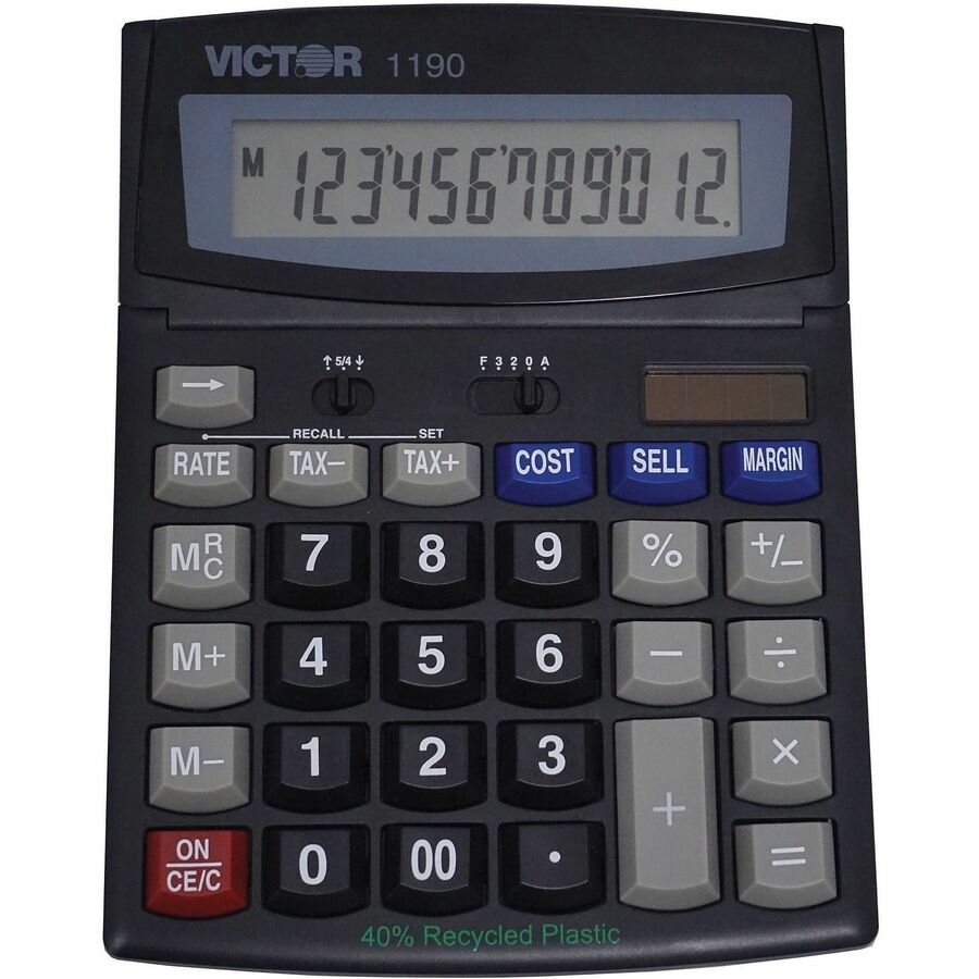 Victor 1190 Desktop Display Calculator - Front