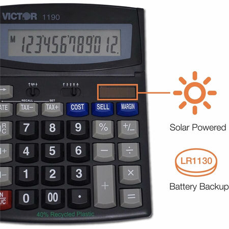 Victor 1190 Desktop Display Calculator - Alternate-Image3