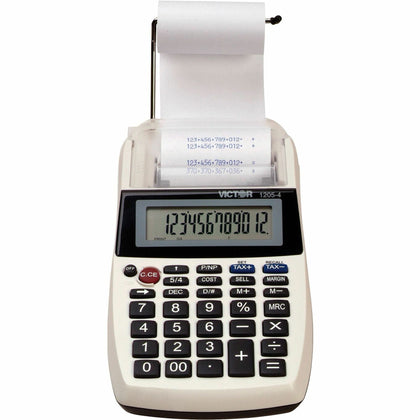 Victor 12054 Printing Calculator: Eco-Friendly Large Display Independent Memory - Calculators