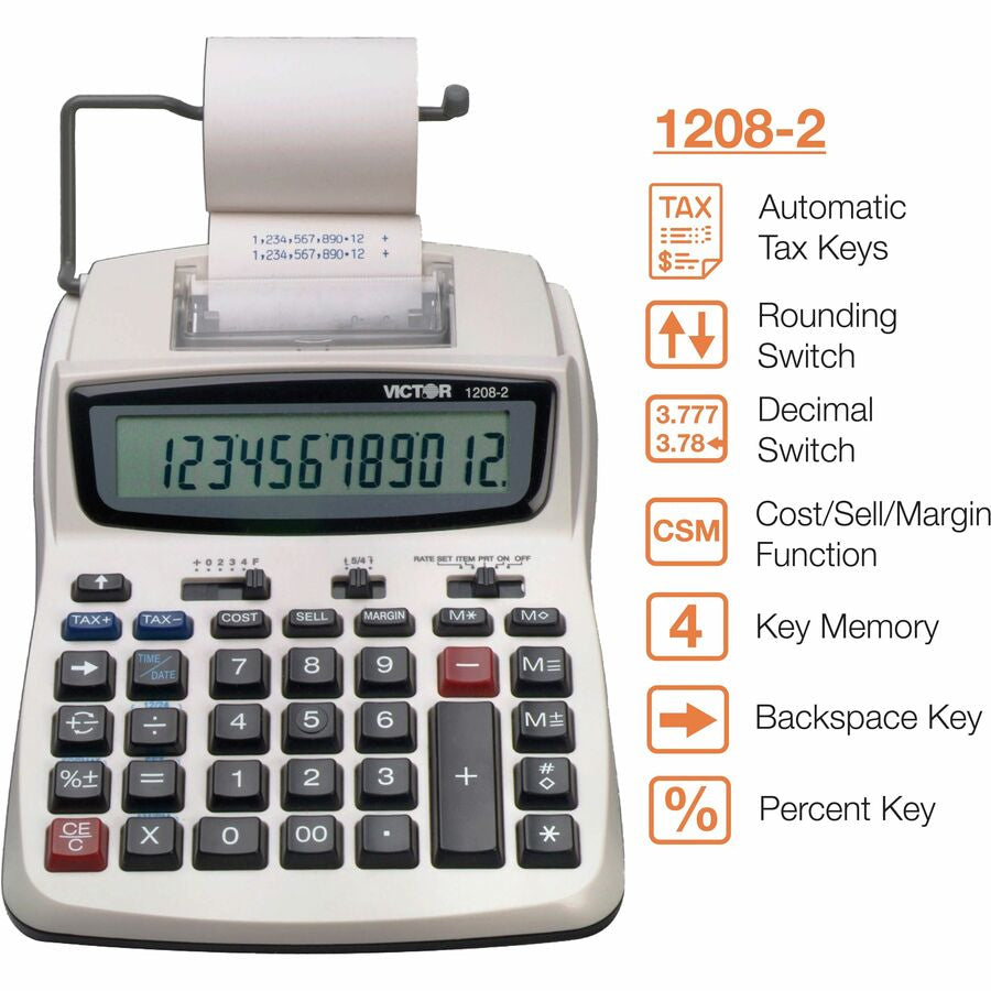 Victor 12082 Printing Calculator - Alternate-Image2