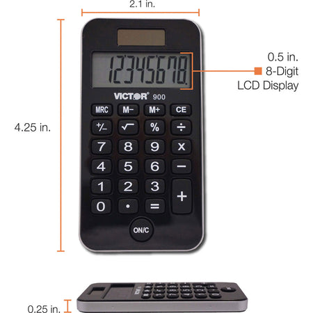 Victor 900 Handheld Calculator - Alternate-Image2