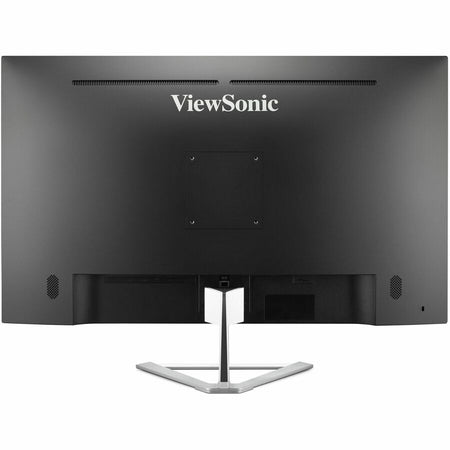 ViewSonic Entertainment VX3276-4K-mhd 32" Class 4K UHD LED Monitor - 16:9 - Silver - Rear