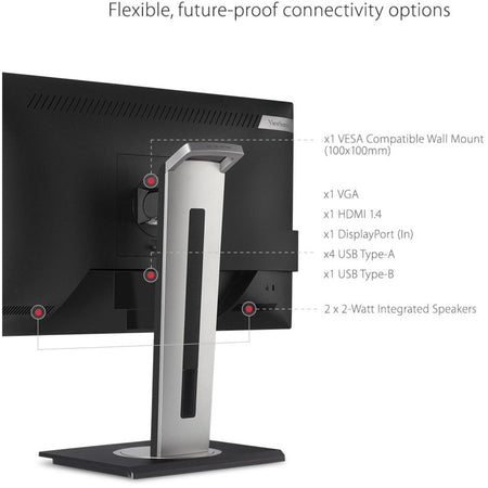 ViewSonic Graphic VG2448a 24" Class Full HD LED Monitor - 16:9 - Black - Alternate-Image14
