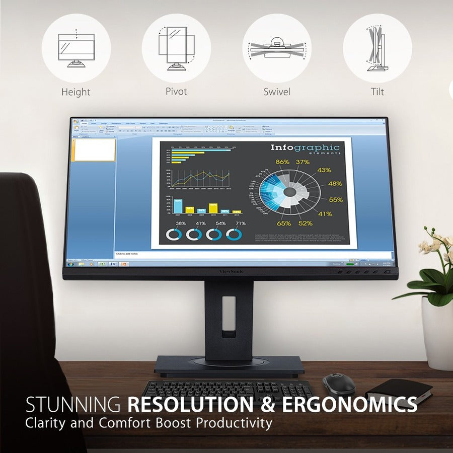 ViewSonic Graphic VG2448a 24" Class Full HD LED Monitor - 16:9 - Black - Alternate-Image11