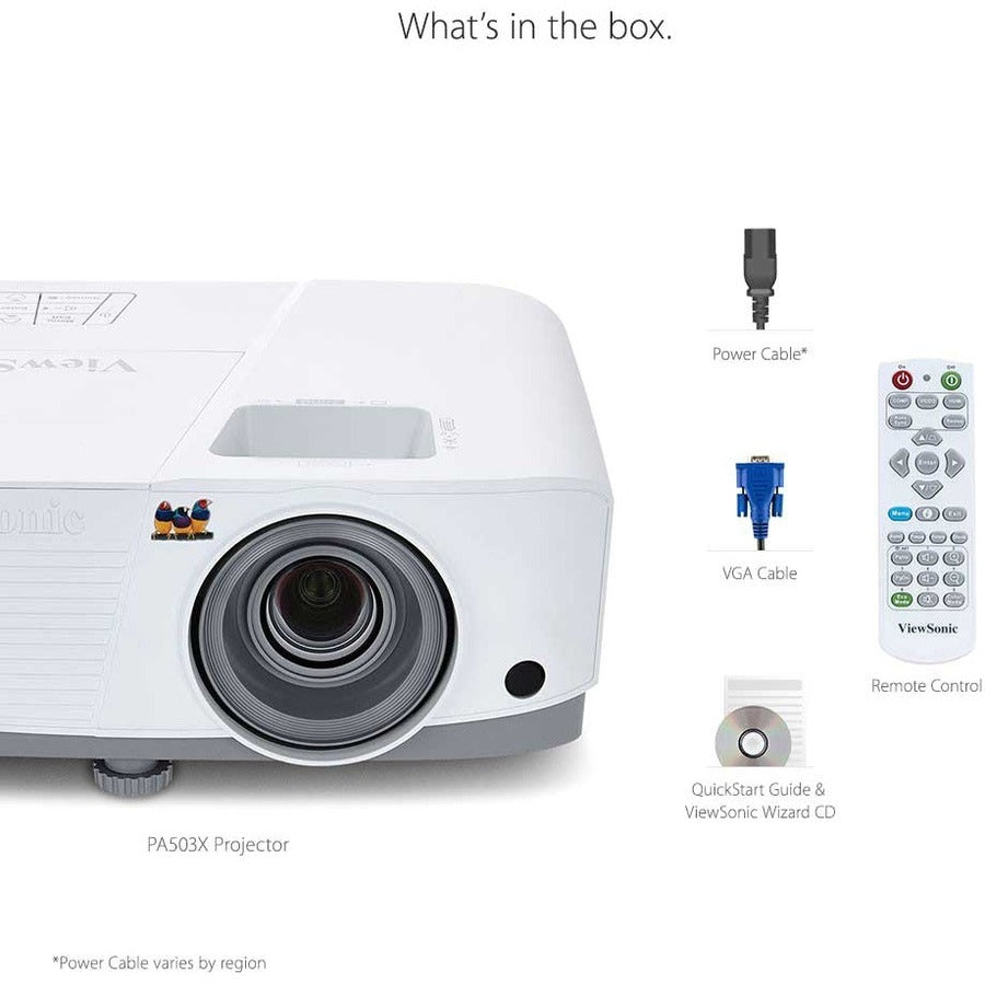 ViewSonic PA503X 3D Ready DLP Projector - 4:3 - Portable - Alternate-Image9