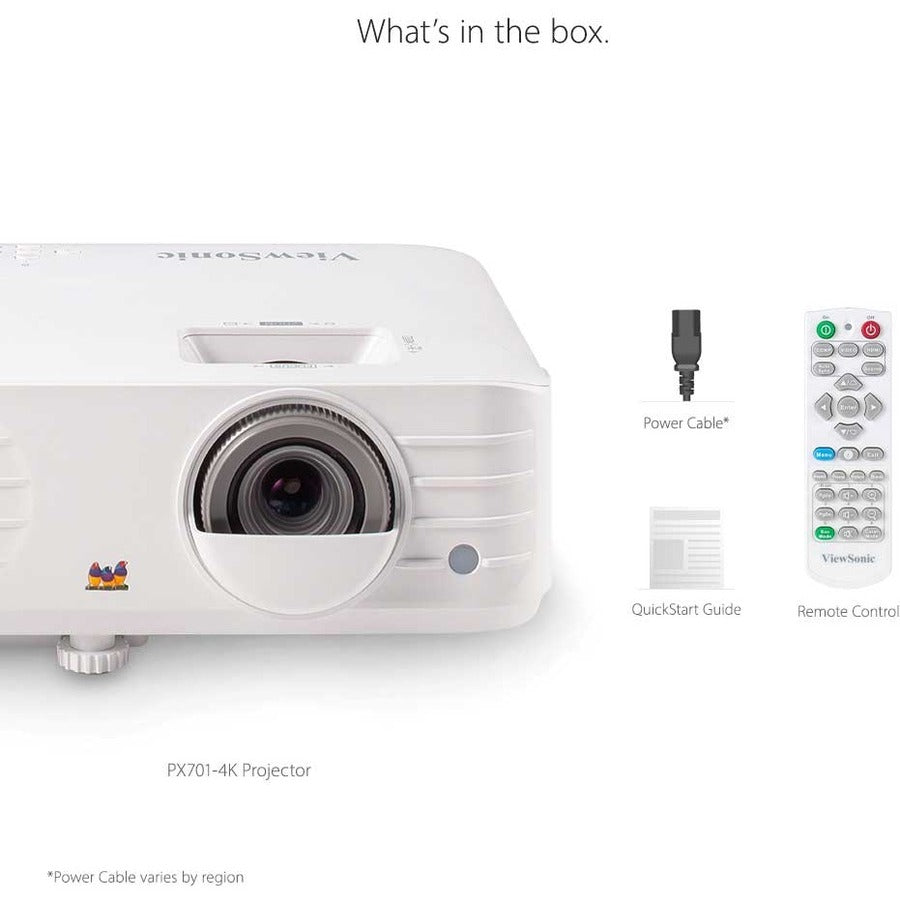 ViewSonic PX701-4K Standard Throw DLP Projector - 16:9 - Ceiling Mountable - Alternate-Image13