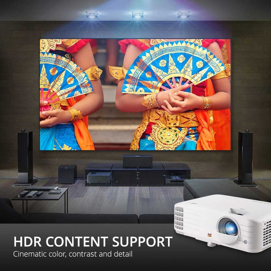 ViewSonic PX701-4K Standard Throw DLP Projector - 16:9 - Ceiling Mountable - Alternate-Image2