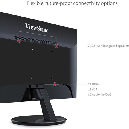 ViewSonic Value VA2459-smh 24" Class Full HD LED Monitor - 16:9 - Black - Alternate-Image12