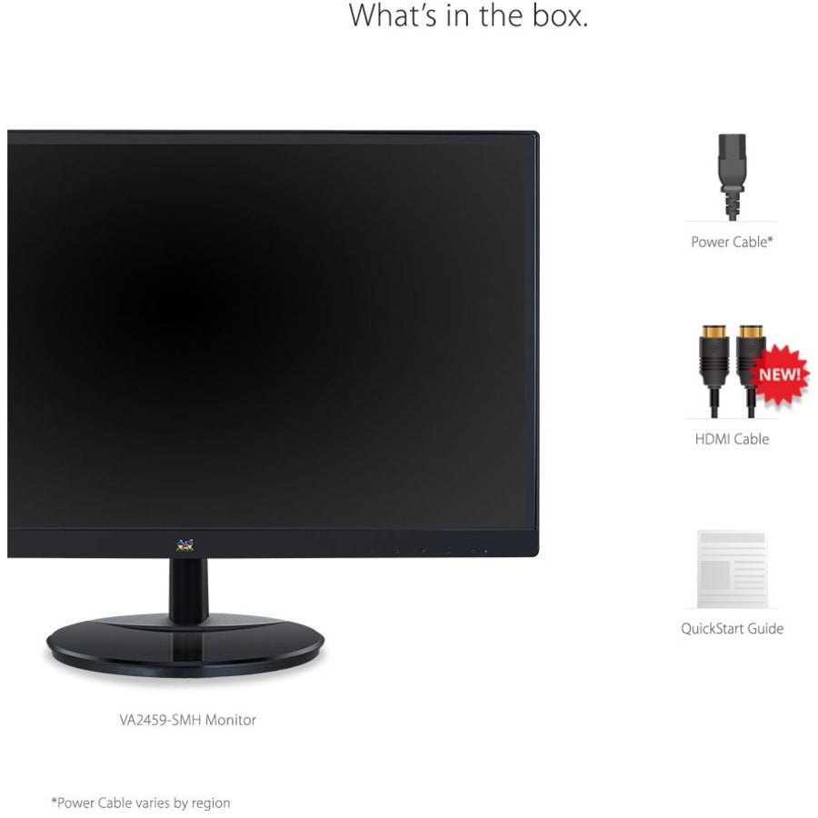 ViewSonic Value VA2459-smh 24" Class Full HD LED Monitor - 16:9 - Black - Alternate-Image13