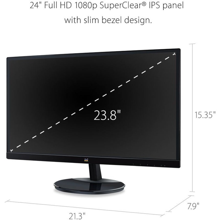 ViewSonic Value VA2459-smh 24" Class Full HD LED Monitor - 16:9 - Black - Alternate-Image11