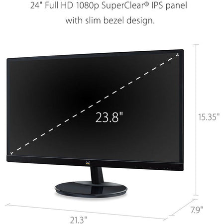 ViewSonic Value VA2459-smh 24" Class Full HD LED Monitor - 16:9 - Black - Alternate-Image11