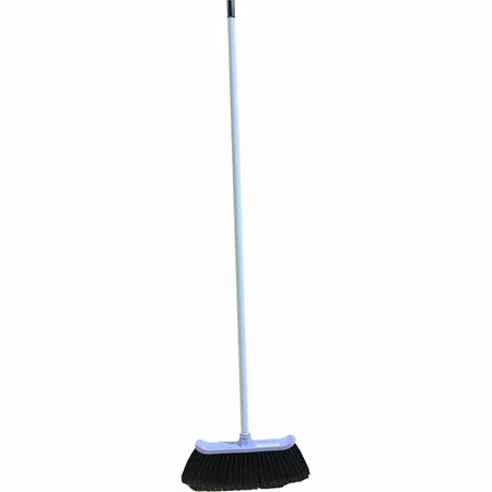 Vileda Professional Industrial Curved Block Broom - 48’’ Handle Length - Brooms & Sweepers