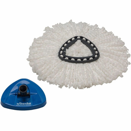 Vileda Professional UltraSpin Mini Mophead - 14’’ MicroFiber - White - Mops & Refills