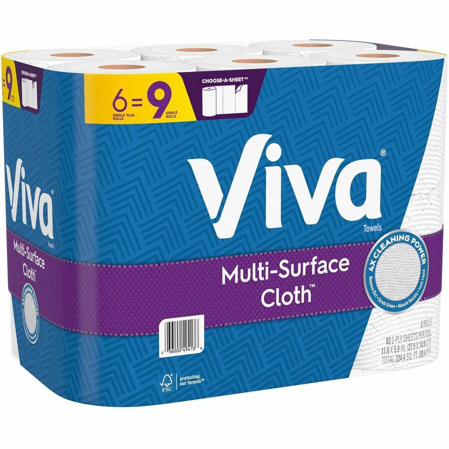 Viva Choose-A-Sheet Paper Towels - Left