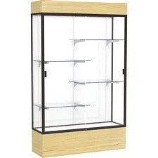 Waddell Reliant Display Cabinet - 48’’ Width x 16’’ Depth 80’’ Height - 4 Shelf(ves) - Sliding Door(s) - Durable
