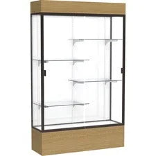 Waddell Reliant Display Cabinet - 48’’ Width x 16’’ Depth 80’’ Height - 4 Shelf(ves) - Sliding Door(s) - Durable