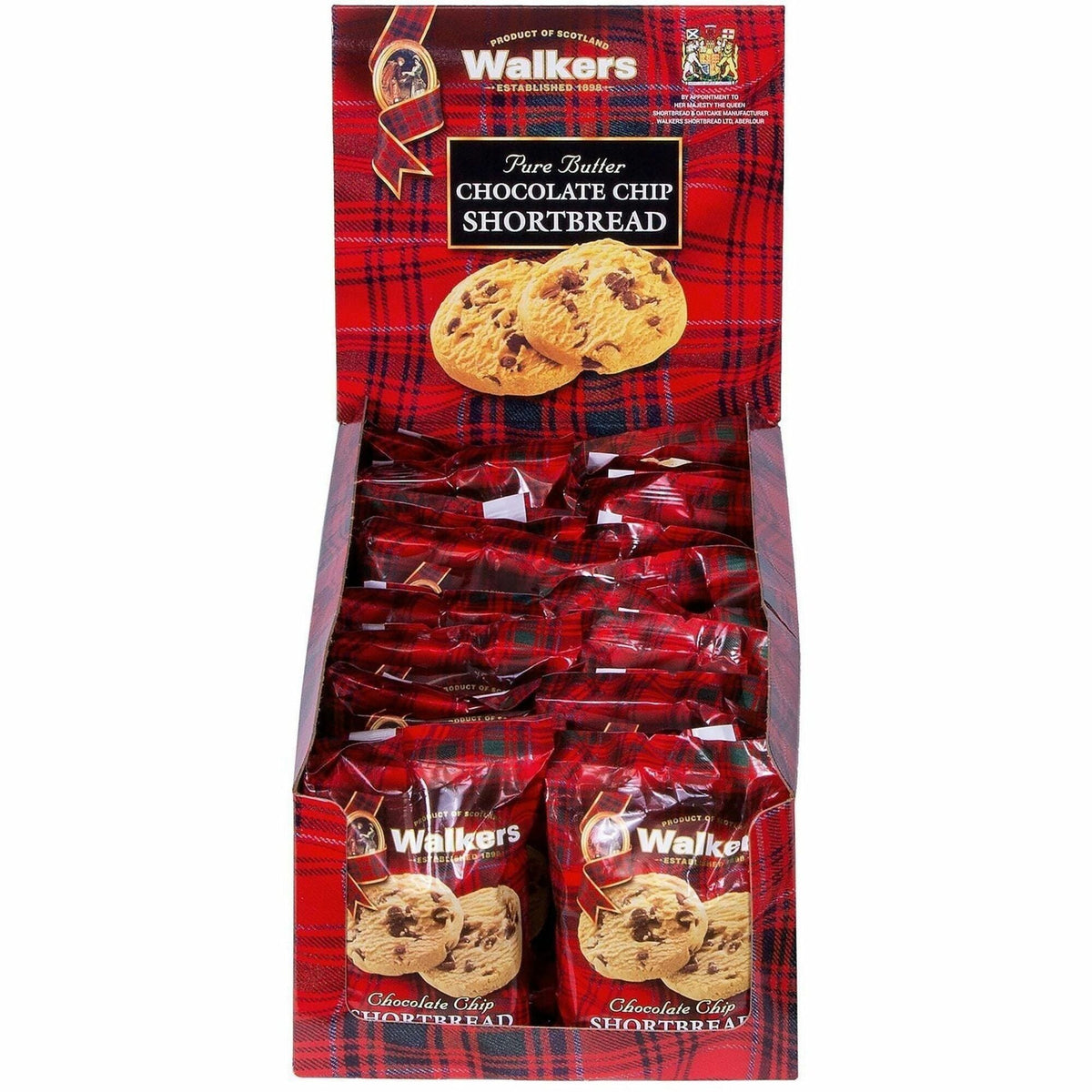 Walkers Chocolate Chip Shortbread Cookies - 2000