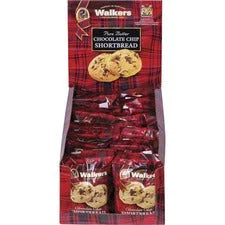 Walkers Chocolate Chip Shortbread Cookies - 20 - Indulgent Treat - Sweets