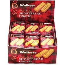 Walkers Shortbread Fingers: Individually Wrapped Butter Treats - 24 Packs - Sweets
