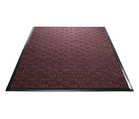 Water Guard Brick Indoor Floor Mat - Burgundy / 2’x3’ - Mats