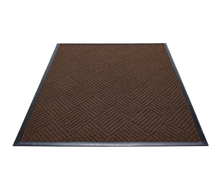 Water Guard Diamond Indoor Floor Mat - Brown / 2’x3’ - Mats