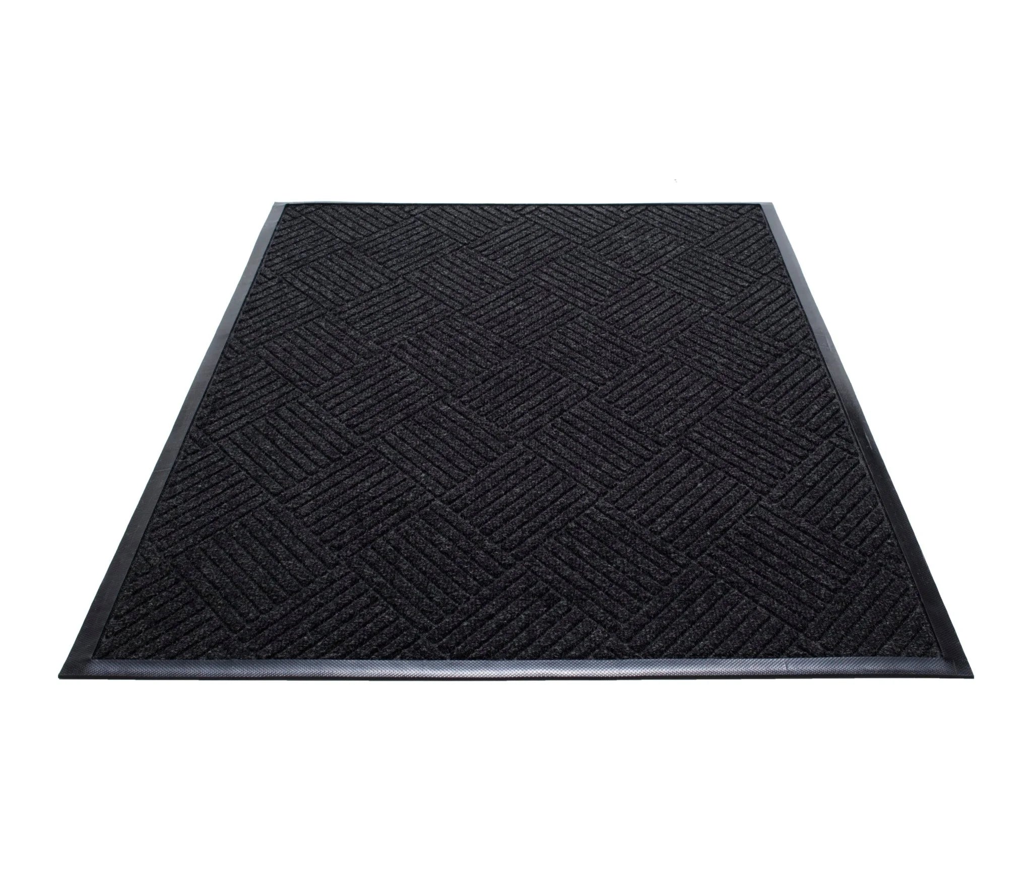 Water Guard Diamond Indoor Floor Mat - Charcoal / 2’x3’ - Mats